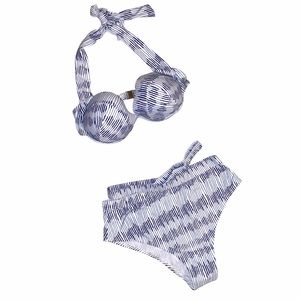 Aqua Drop two piece bathing suit size L .